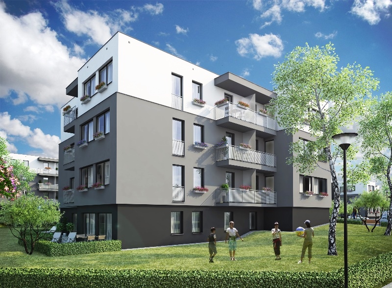 Nabídka prodeje nových bytů ve Fryštáku 2+kk až 3+kk s balkónem či terasou